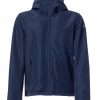 Laminated fabric jacket with waterproof zip