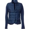 100g  jacket with stretch knit inserts