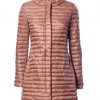 100g long quilted jacket